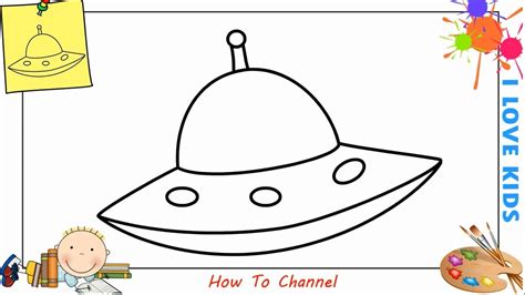 Easy Drawing Dog Ufo Drawing - Drawing Image