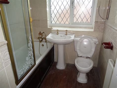 Old Bathroom With Damp Walls Modernised And Refitted