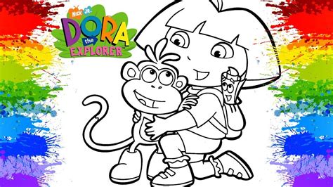 💗😘 Dora Aventureira Em Português Jogos De Pintar Online Videos Infantis