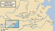 Map of Western Zhou (Illustration) - Ancient History Encyclopedia