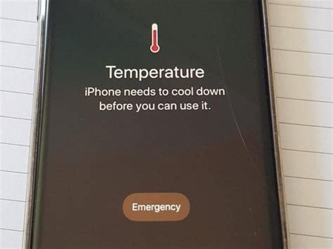 Heatwave Causes Iphone Handsets To Display Temperature Warning Screen