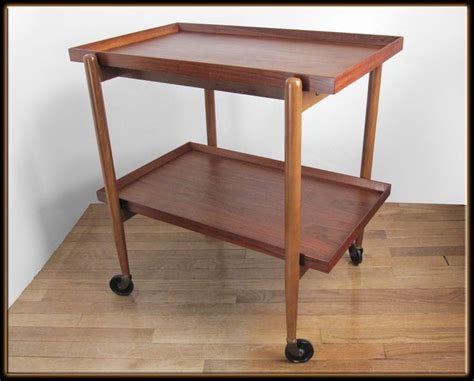 Bar cart is 30 inches to the top of the tray and 33 in. 60s Mid Century Danish Modern Poul Hundevad Teak Bar ...