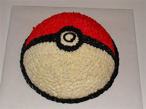 Door County Custom Cakes And Cookies Pokémon Ball Cake