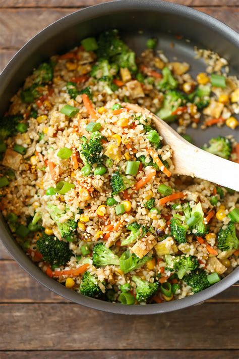 10 Minute Healthy Cauliflower Rice Rrecipes