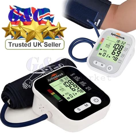 New Automatic Digital Lcd Arm Blood Pressure Monitor Bp Cuff Gauge Home