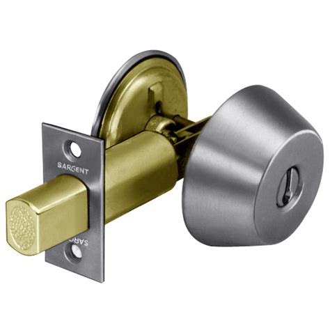486 26d Sargent 480 Series Single Cylinder Auxiliary Deadbolt Lock With