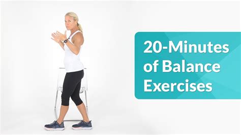 20 Minutes Of Balance Exercises For Better Stability Youtube