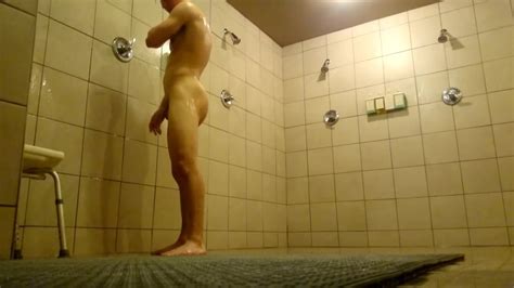 Guy With Amazing Ass Showering At Gym Xhamster