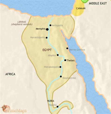 Ancient Egypt Pictures Map