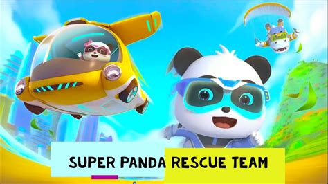 Super Panda Rescue Team Cartoon Kid Video Youtube