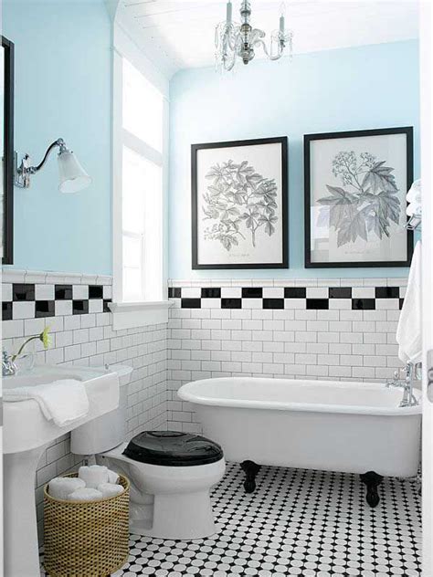 Shop for white bookshelves in office furniture. 30 black and white bathroom tiles in a small bathroom ...