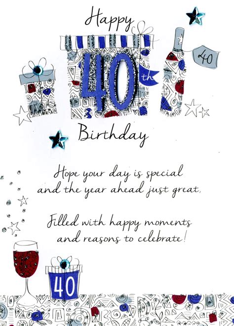 See more ideas about 40th birthday, 40th birthday quotes, 40th birthday parties. Male 40th Birthday Greeting Card | Cards | Love Kates
