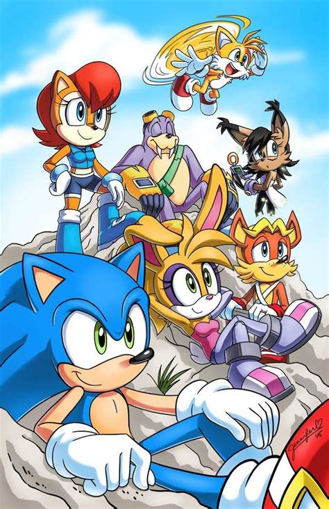 Jennifer Hernandezs Artwork Of Sonic And The Freedom Fighters