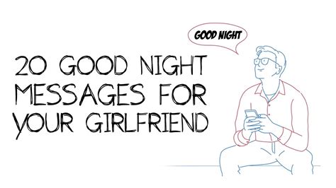 20 Good Night Messages For Your Girlfriend Words For The Soul Youtube