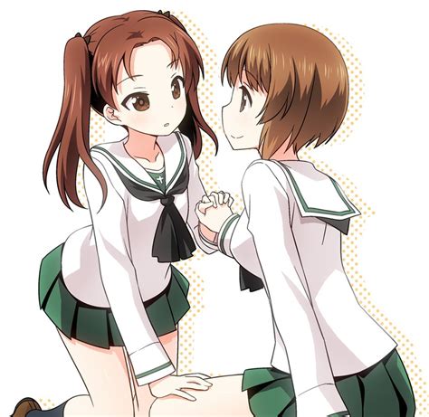 Nishizumi Miho And Kadotani Anzu Girls Und Panzer Drawn By Umekichi