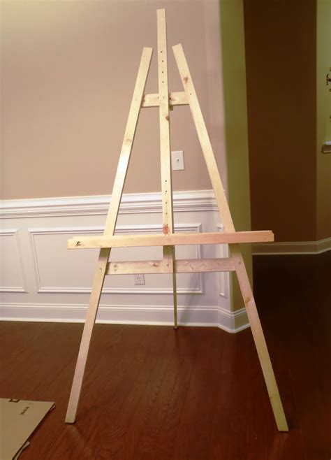 Lazy Liz On Less Build A Cheap Quick And Easy Artist Easel