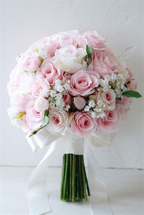 42 Soft Pink Wedding Bouquets You Will Love Wedding Forward Bridal