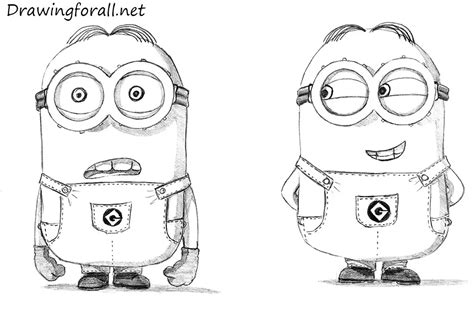 How To Draw A Minion From Despicable Me Step By Step