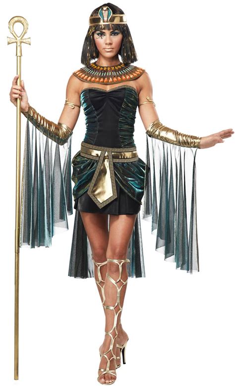 Sexy Deluxe Egyptian Goddess Ladies Fancy Dress Cleopatra Egypt Womens Costume Ebay