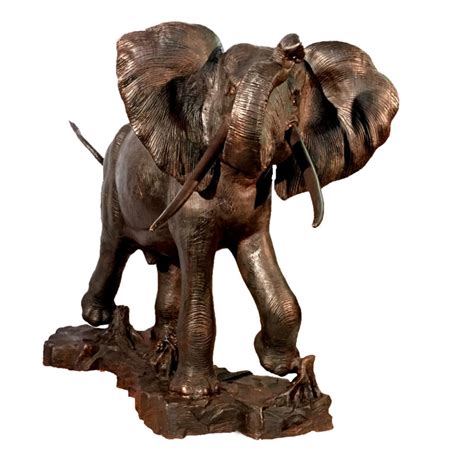 Bronze Animals Bronze Elephant Sculpture Metropolitan Galleries Inc