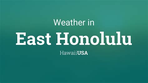 Honolulu Weather