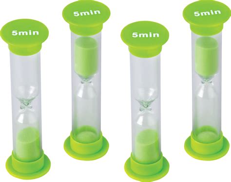 5 Minute Sand Timers-Small - TCR20662 | Teacher Created Resources