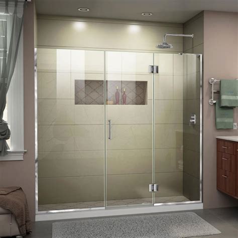 Update any bathroom with the modern langham shower enclosure. DreamLine Unidoor-X 67.5 to 68 in. x 72 in. Frameless ...