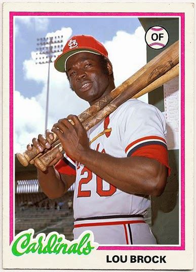 When Topps Had Baseballs Gimme A Do Over Part Xxx 1978 170 Lou Brock