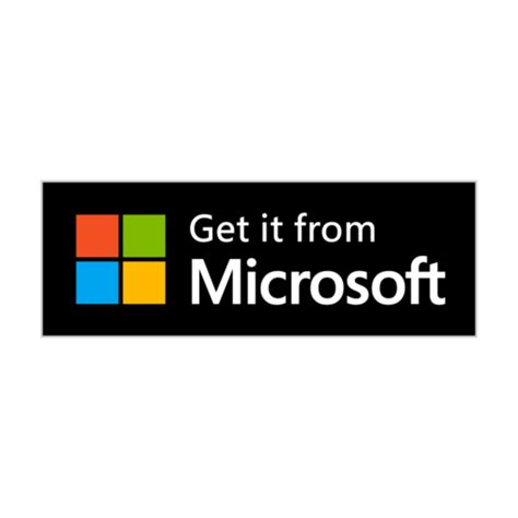 Microsoft Store Badge Vector Ai Svg Cdr For Free Download