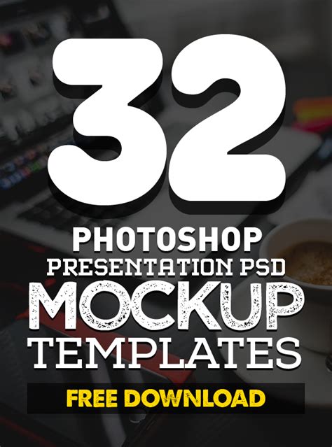 Free Psd Mockup Templates 32 Fresh Mock Ups Freebies Graphic