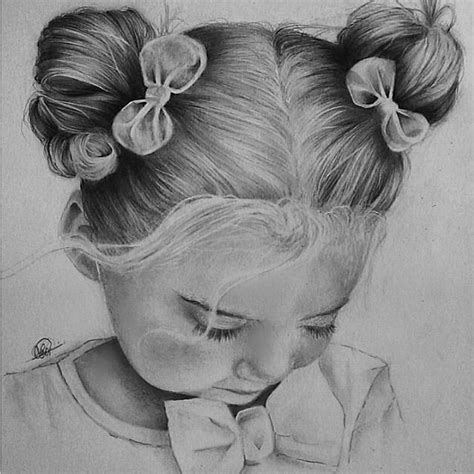 Little Girl Drawing Skill