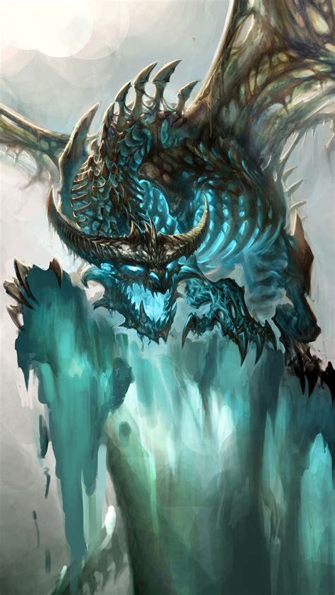 Dragon World Of Warcraft Warcraft Art Ice Dragon Fantasy Dragon