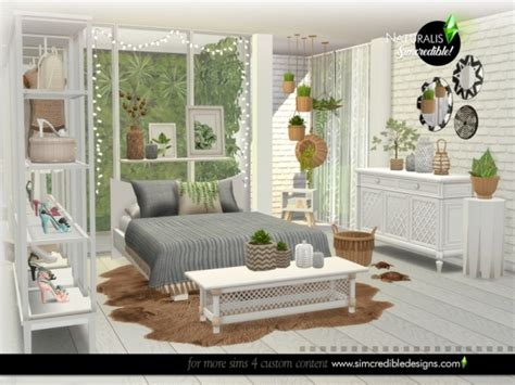 House, mansion, sims 4, simsbylinea, the sims resource, tsrapril 13, 2021. SIMcredible!'s Naturalis Bedroom - The Sims 4 Download - SimsDomination