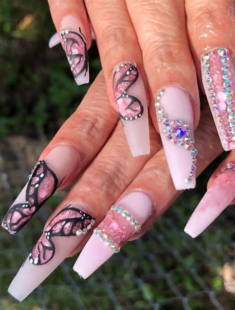 View Coffin Style Summer Nails Images Real Coffin Shaped Nails