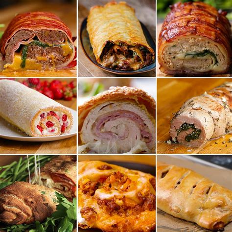 9 mind blowing party food rolls by tasty