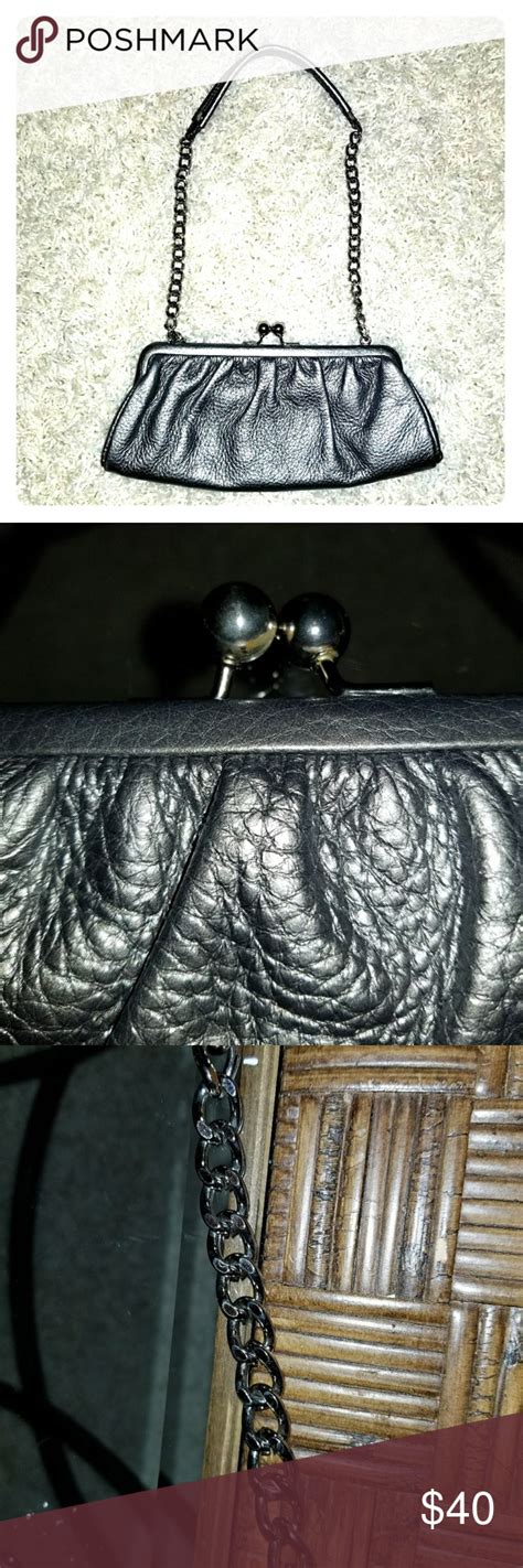 Angela wilkinsdeborah gracericky graceangela grace, 43. Gray Leather Talbots Clutch w/ Chain Strap | Chanel handbags, Chain strap, Grey leather