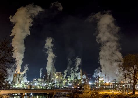 Evergreen Packaging Paper Mill In Canton North Carolina Photograph By