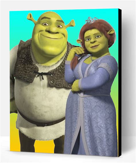 Shrek And Fiona Paint By Number Paint By Numbers Pro
