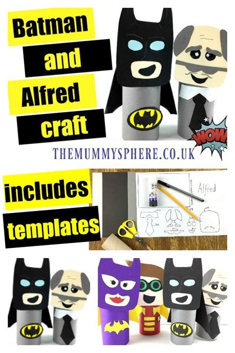 Batman Craft Using Cardboard Tubes Make Your Own Batman