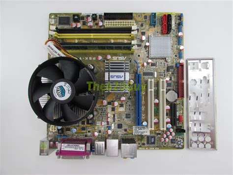 Asus P5k Vm Rev 102g Motherboard Core 2 Duo E4400 2ghz Cpu 1gb Ram