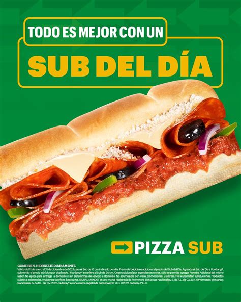 Subway M Xico On Twitter El Mejor Plan De Viernes Es Ir Por Un Sub Del D A Tenemos Muchas