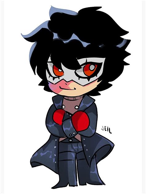 Persona 5 Chibi Joker Spiral Notebook By Jeilsketches Redbubble