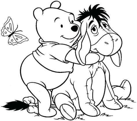 Baby Pooh Bear Coloring Pages At Free Printable