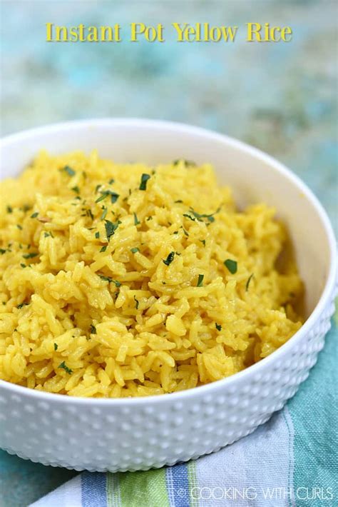 Since white rice goes through this processing. Instant Pot Yellow Rice - Cooking With Curls