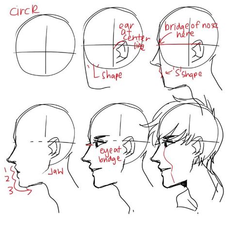 Simple Head Guy Drawing Drawing Tutorial Drawing Reference
