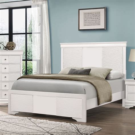 Check spelling or type a new query. Wave White Panel Bedroom Set Standard Furniture ...