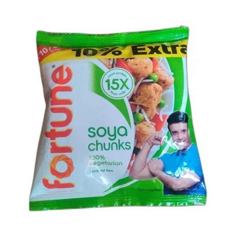 Fortune Vegetarian Soya Chunks For Cooking Packaging Size 50gm At Rs