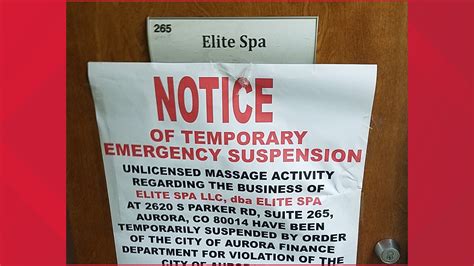 Illicit Massage Parlors Move From Aurora To Denver