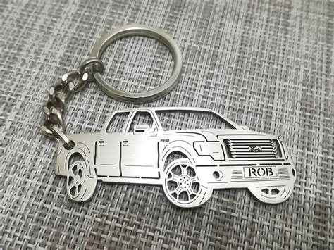 Birthday T Custom Ford F 150 Keychain Car Keychain Etsy