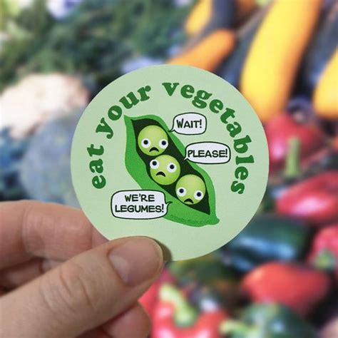 Eat Your Vegetables Sticker